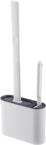 Dark Gray Toilet Bowl Brush with Holder 1