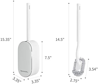Kpoooku Toilet Brush and Holder Set