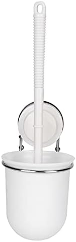Hilitand Suction Cup Toilet Brush Set with Wall Mount Holder