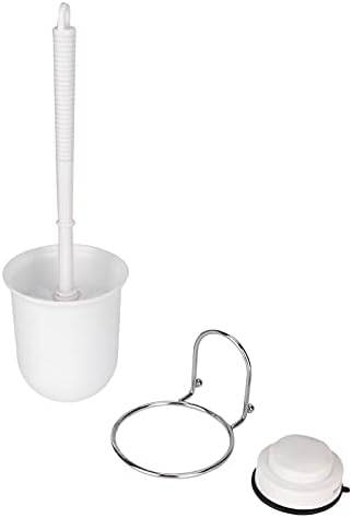 Hilitand Suction Cup Toilet Brush Set with Wall Mount Holder