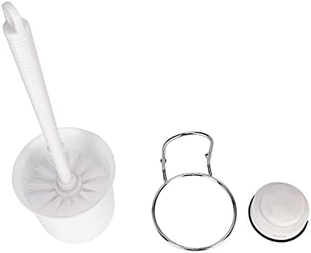 Hilitand Suction Cup Toilet Brush Set with Wall Mount Holder