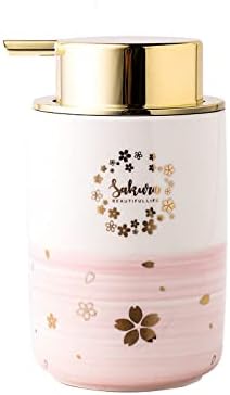 SAFWE Foaming Soap Dispenser with Pink Flower Design