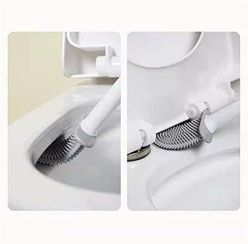 Wall-Mounted Toilet Brush and Holder Set with Plunger