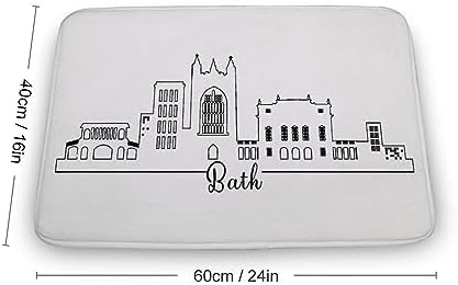 Non Slip 16x24 Inch Door Mat for Bathroom and Kitchen