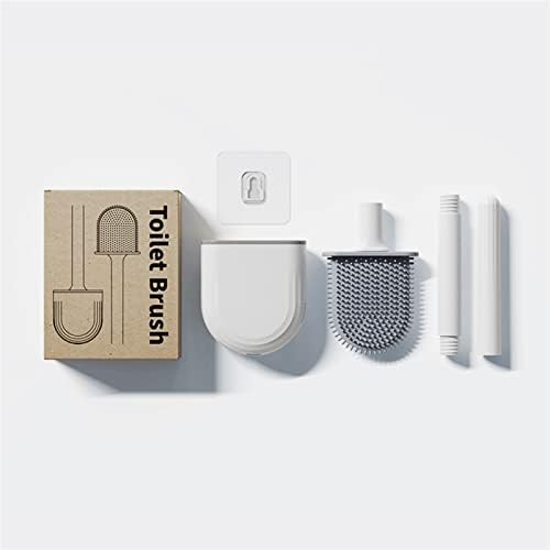 Wall-Mounted Toilet Brush and Holder Set with Plunger