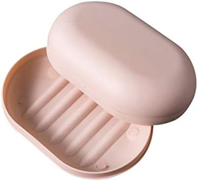 Yiwula 4PCS Soap Box with Lid Holder