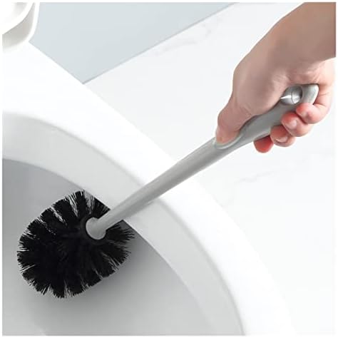 Toilet Brush with Base Wall-Mounted Light Grey