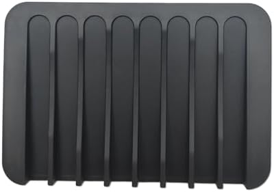 Tihaolity Self Draining Bathroom Soap Dish Black 1
