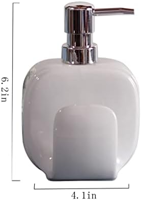 Moisture Ceramic Soap Dispenser Set White 1