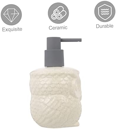 Owl Shape Ceramic Lotion Dispenser Pump Set
