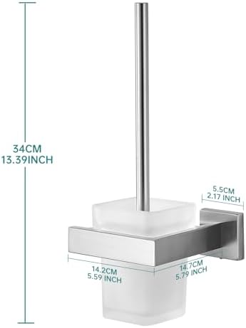FVITA Toilet Brush and Holder Wall Mount
