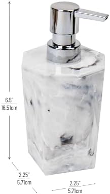 White Marble Soap Dish with Drainage Ridges