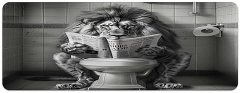 JAWO Funny Cool Lion Bath Mat Non Slip Rugs