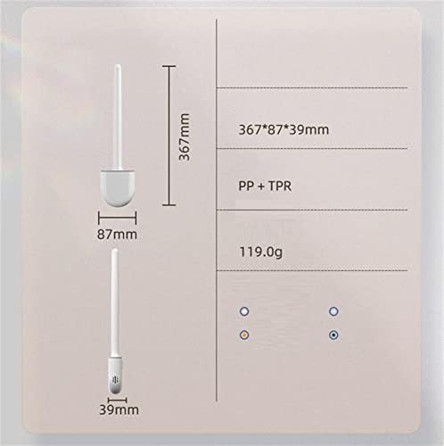 Wall-Mounted Toilet Brush and Holder Set with Plunger