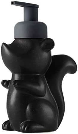 VALTEV Cute Ceramic Squirrel Soap Dispenser 1