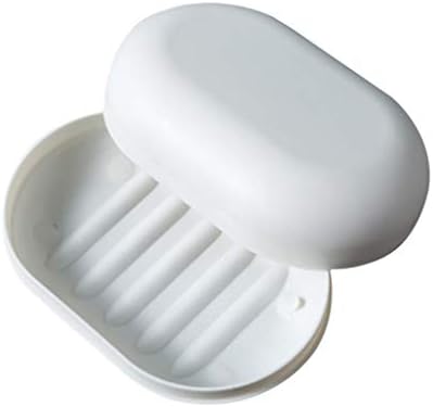 Yiwula 4PCS Soap Box with Lid Holder