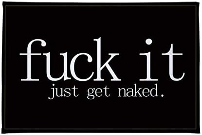 LB Get Naked Bath Rug 16x24 Inch Non-slip Memory Foam