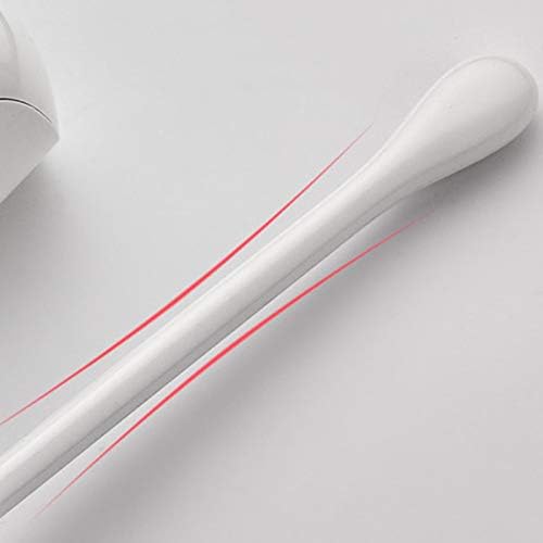 Dual-Purpose Toilet Brush with Holder Soft Bristles Wall Floor Mount