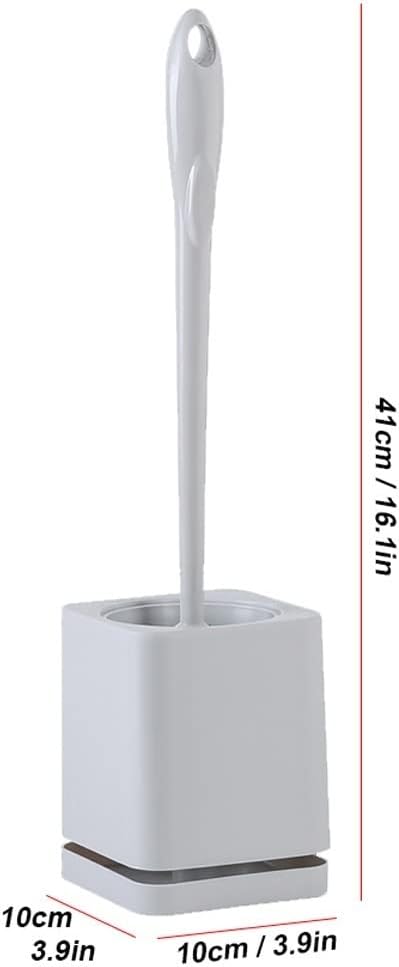 KOOFUR Toilet Brush Holder with Base and Long Handle