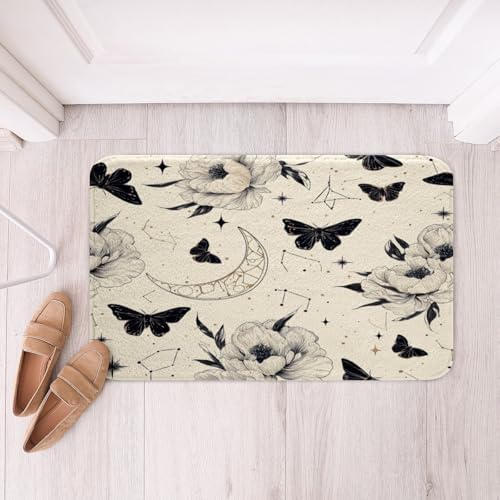 Feelyou Butterfly Bath Rug 16x24 Inch 1