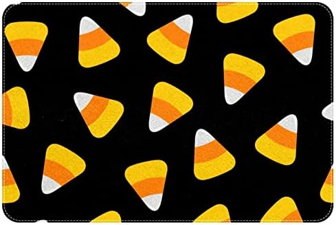 KXO Halloween Candy Corn Bath Rug 16x24 Inch