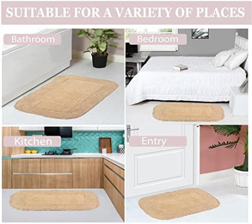 Home Weavers Radiant 100 Cotton Bath Rug Set 17x24