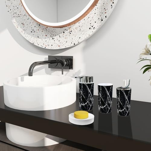 Boho Pastel Bathroom Accessory Set 6 Piece