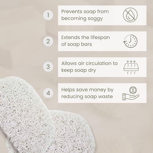Gadgetime USA Soap Saver Pad - Durable Holder for Kitchen Bathroom