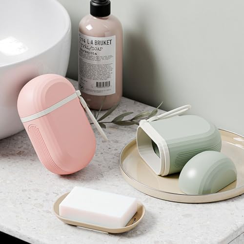 Leakproof Travel Soap Container with Drainage
