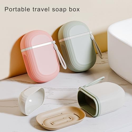 Leakproof Travel Soap Container with Drainage