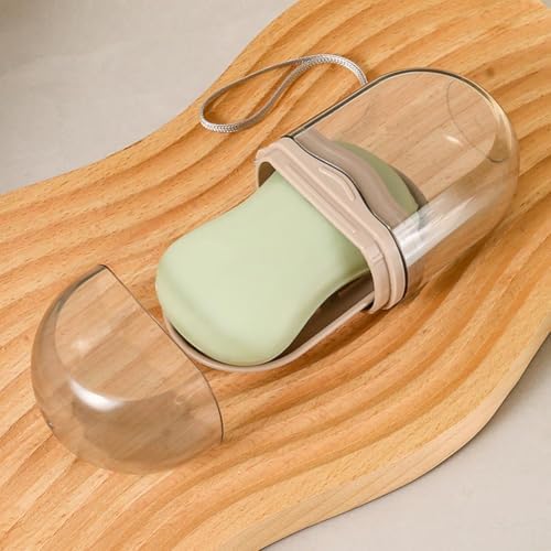 Travel Soap Case with Leakproof Lid and Shampoo Bar Holder