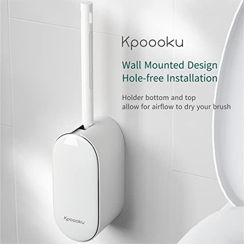 Kpoooku Toilet Brush and Holder Set