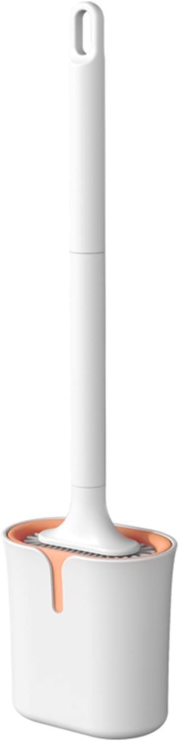 Lovskoo Toilet Brush Set with Quick-Dry Silicone Head