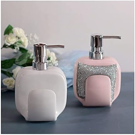 Moisture Ceramic Soap Dispenser Set White 1