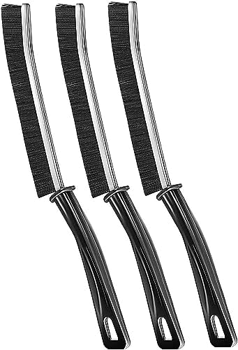 GEBSKI 3PCS Crevice Gap Cleaning Brushes for Bathroom Kitchen Windows Tracks