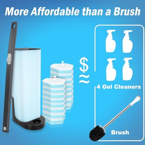 Squish Wall Mounted Toilet Brush with 16 Refills 1