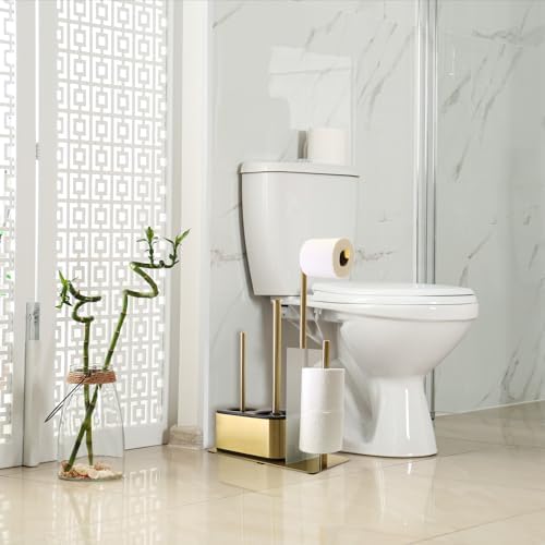 Blue Donuts Modern Bath Set for Toilet Organization