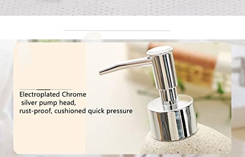 SAFWE Beige Resin Liquid Soap Dispenser with Pump