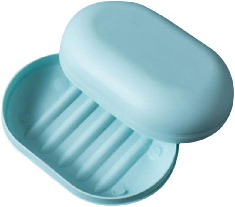 Yiwula 4PCS Soap Box with Lid Holder