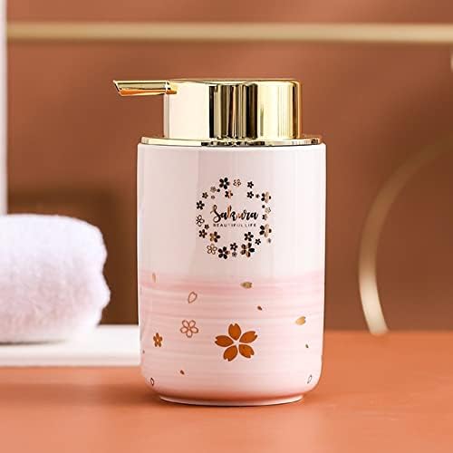 SAFWE Foaming Soap Dispenser with Pink Flower Design