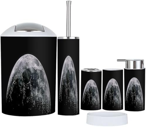Boho Bathroom Accessory Set 6 Piece