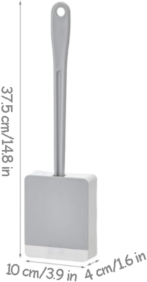 SUREK Soft Silicone Toilet Brush with Holder 1