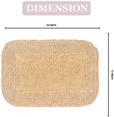 Home Weavers Radiant 100 Cotton Bath Rug Set 17x24