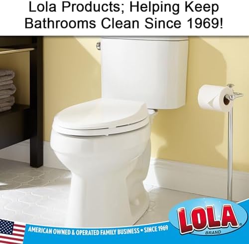 Lola Toilet Brush and Holder Set - Classic Durable Design
