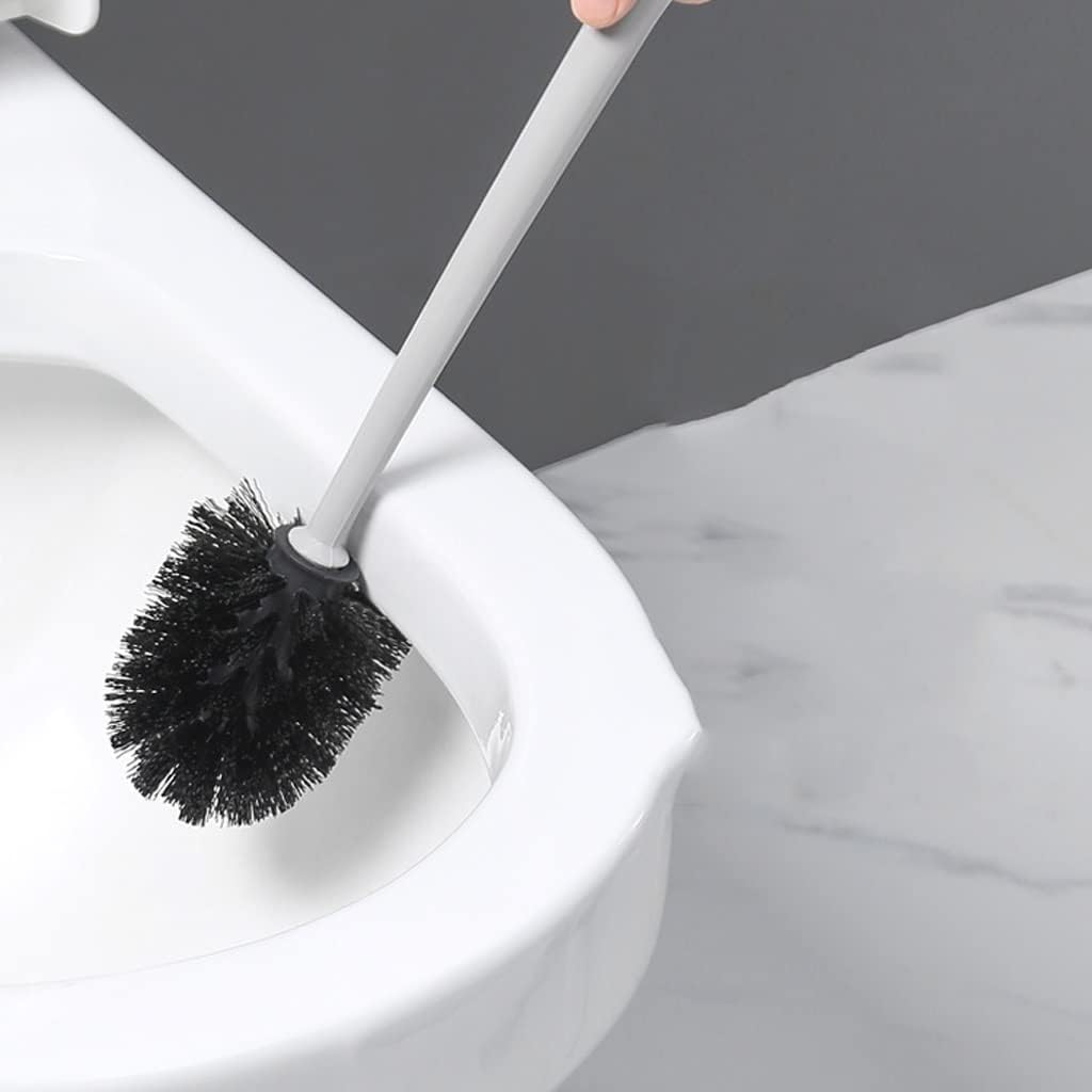 KOOFUR Toilet Brush Holder with Base and Long Handle
