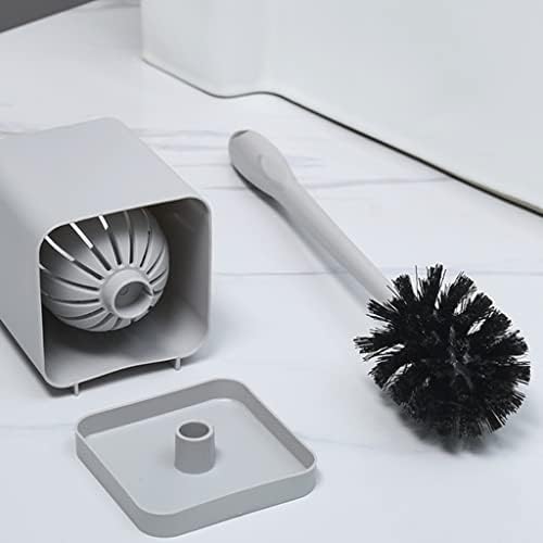 KOOFUR Toilet Brush Holder with Base and Long Handle