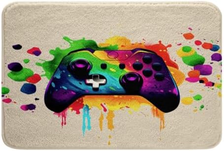 Feelyou Gamer Bath Rug 16x24 Inch Beige