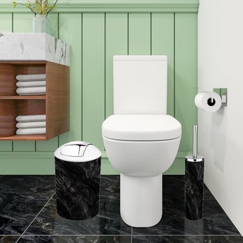 Boho Basalt Bathroom Accessory Set of 6