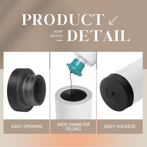 Elm Ridge Essentials 2PCS Silicone Soap Dispenser for Kitchen Sink 1