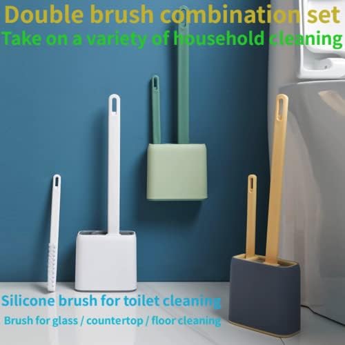 OVUTID Toilet Brush with Ventilated Stand Base